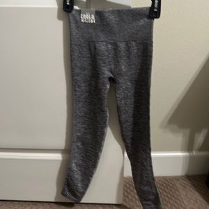 PINK NWT Cool & Comfy High Waist 7/8 Ankle Tight Size XS Black/Gray